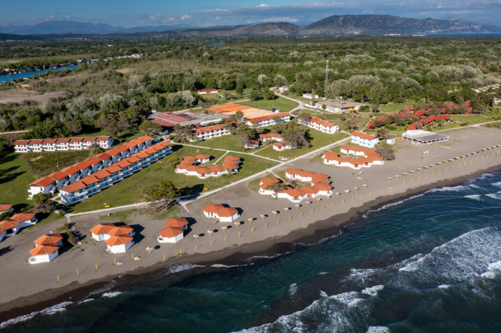 Osada naturystów Ada Bojana nad Adriatykiem w Czarnogórze