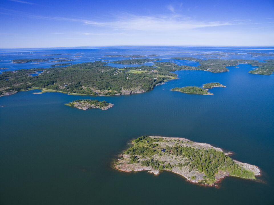 Wyspy Alandzkie w pobliżu Järs