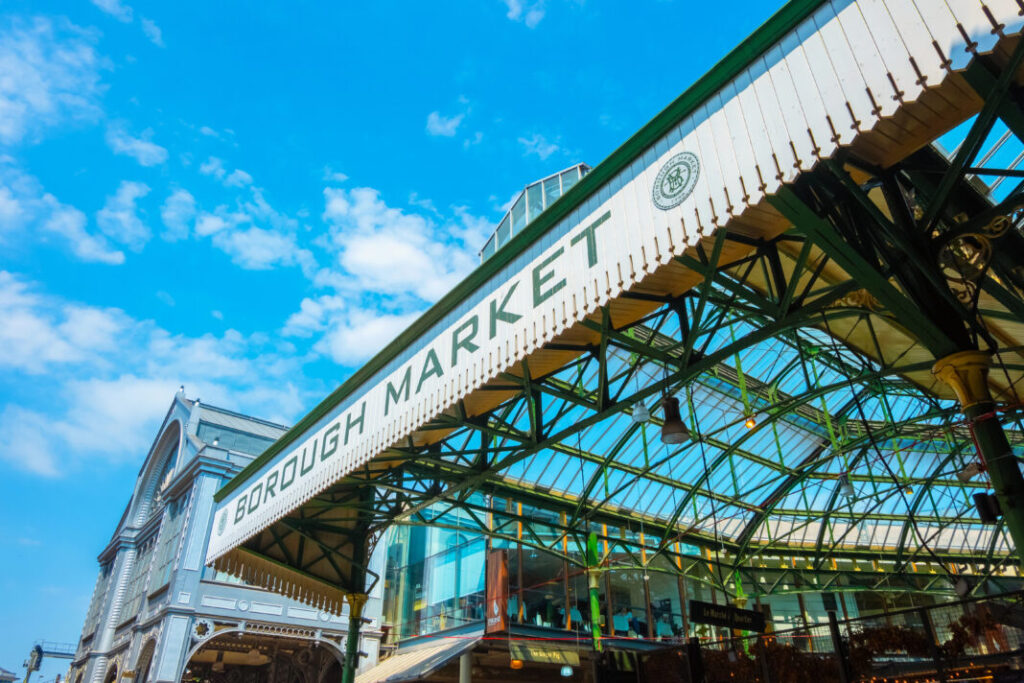 Borough Market w Southwark w Londynie - Wielka Brytania