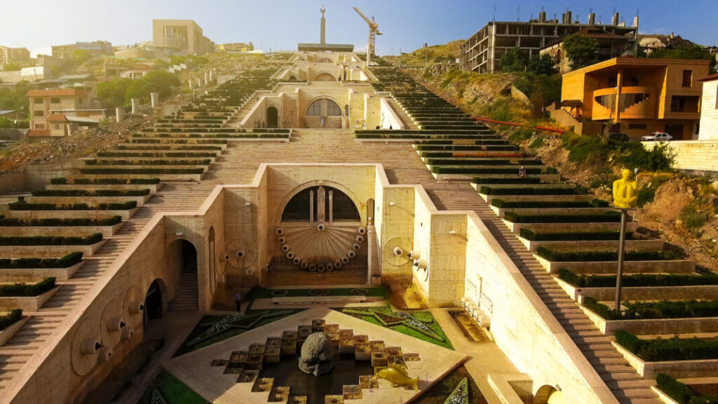 Schody Kaskady w Erewaniu - Armenia