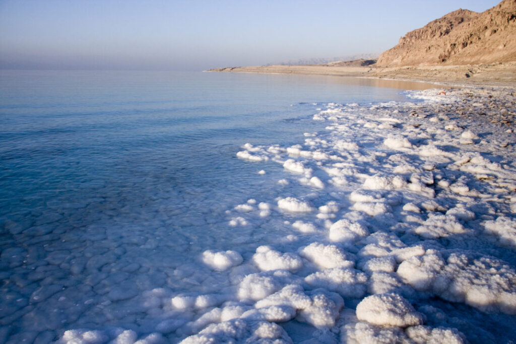 Jordański brzeg Morza Martwego
