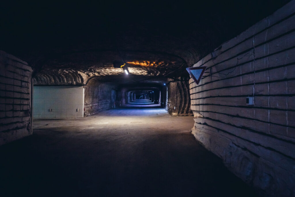 Podziemne miasto w winnicy w mieście Cricova w Mołdawii