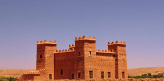 Kasbah na południu Maroka -