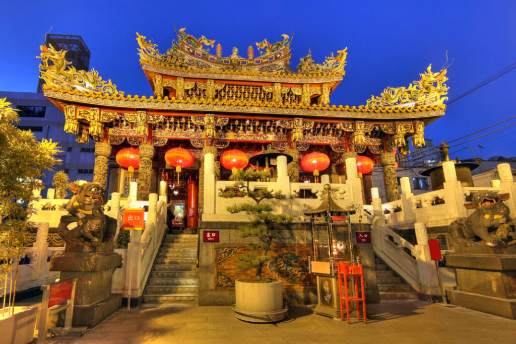 Świątynia Kwan Tai w Chinatown w Jokohamie