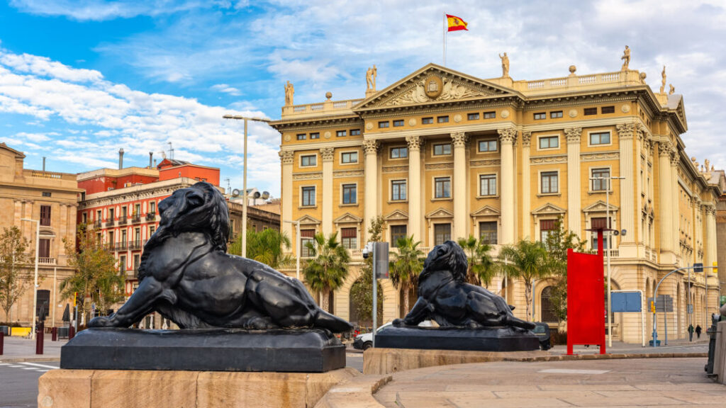 Ulica Las Ramblas w Barcelonie