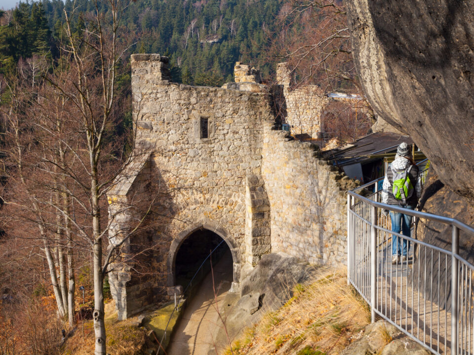 Zamek Oybin - Niemcy