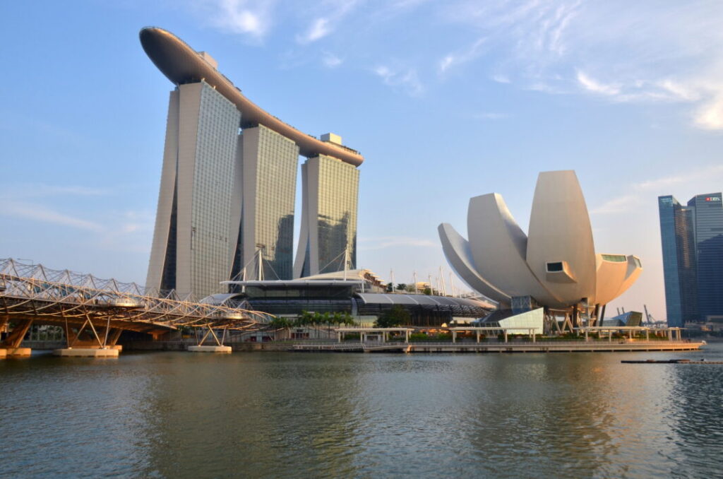 Marina Bay Sands Resort Hotel w Singapurze